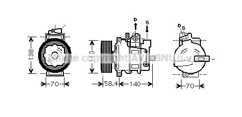 Compressor A4 II Petrol 10/00-10/05