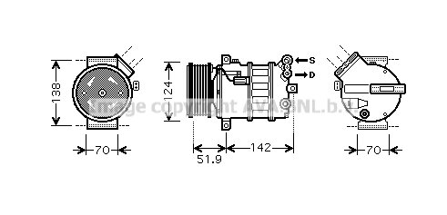 Compressor 159 1.9 JTDM 09/05-