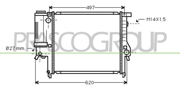 Radiator 3-Serie (4/6) man. 88-