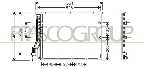 Condensor 3-Serie E36 91-