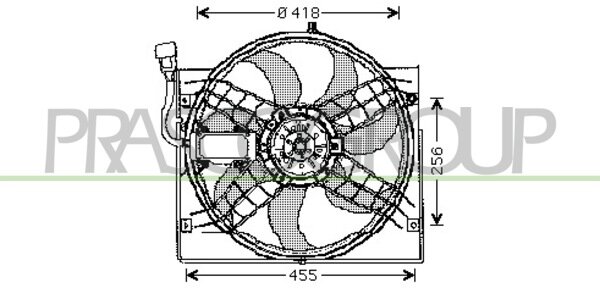 Fan 318D / 320D E46 07/01-02/07