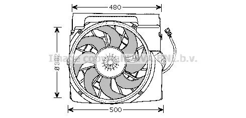 Fan BMW 3 E36 4 cyl. ?92-?97