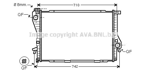 Radiator 520 i *  98-?04