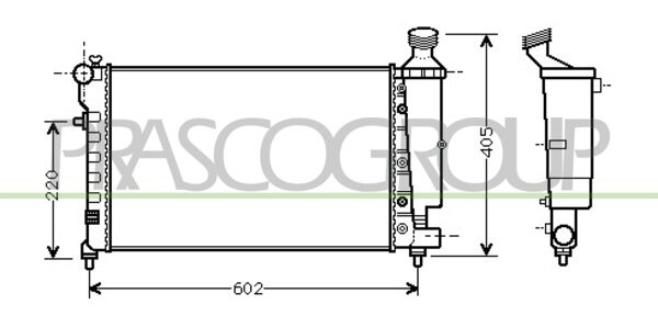 Radiator Saxo 1.1* 04/01-