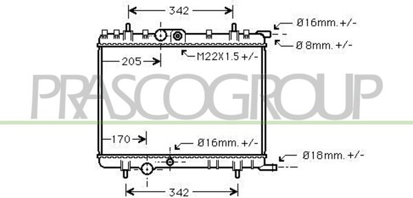 Rad. Universal 206 / 307 * ?98-