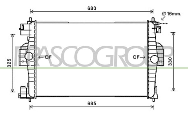 Rad. DS4 1.6 i * 04/11-