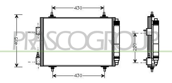 Condensor C5 1.8i* 09/00-