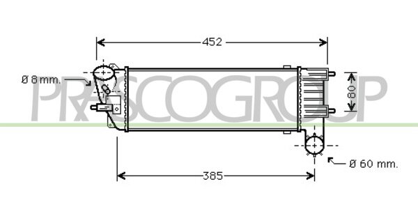 Intercooler 406 II 2.0 HDi man. 04/99-