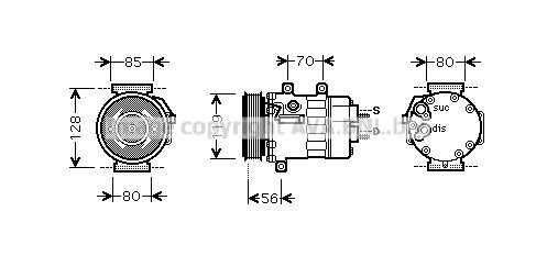 Compr. Jumpy 2.0 HDi * -/-Rear AC 04/06-