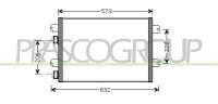 Condensor Megane Classic 03/99-08/02