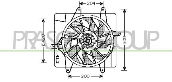 Fan Chrysler PT Cruiser ?01-?02