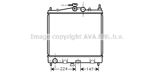 Radiator Micra K12 Petrol man. 01/03-