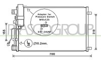 Condensor Qashqai 1.5 DCi 10/06-