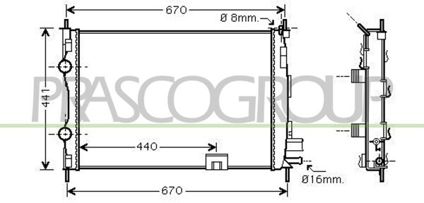 Rad. Qashqai 1.5 DCi 10/06-