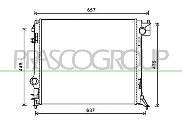 Rad. Qashqai 1.6 dCi * 0214-