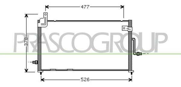 Condensor Matiz M/A 09/00-04/05