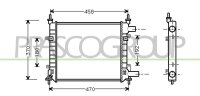 Radiator Ka 1.3 man. 11/96-