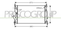 Rad. Fiesta V / Fusion 1.6 TDCi 09/04-