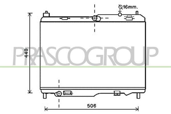 Rad. Fiesta VI 1.4 / 1.6 TDCi 08/08-