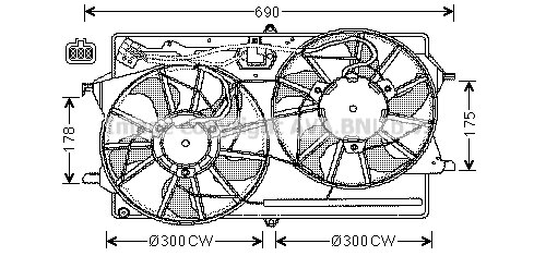 Fan Ford Focus -AC ?98-