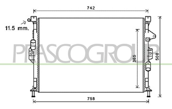 Rad. Kuga 2.5 i  02/08 -