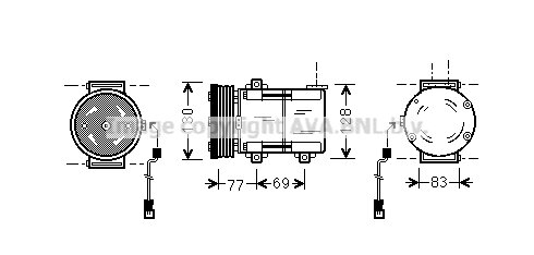 Compressor Mondeo 1.8 TD ?93-