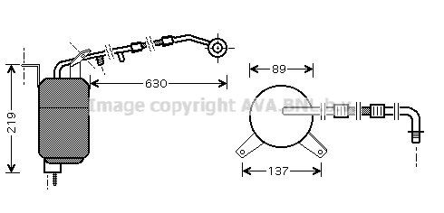 Drier Mondeo III 10/00-