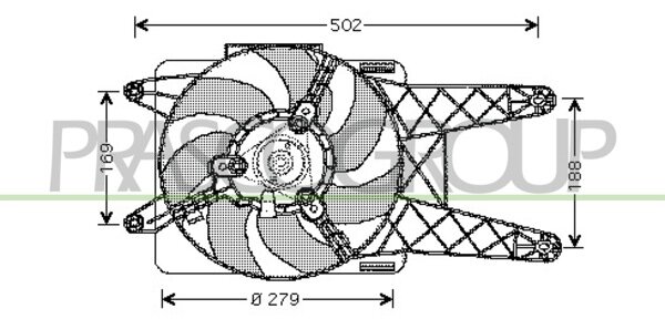 Fan Fiat Seicento 1.1 01/98-