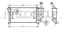 Rad. Panda 1.1 i / 1.2 i - Airco 09/03-0