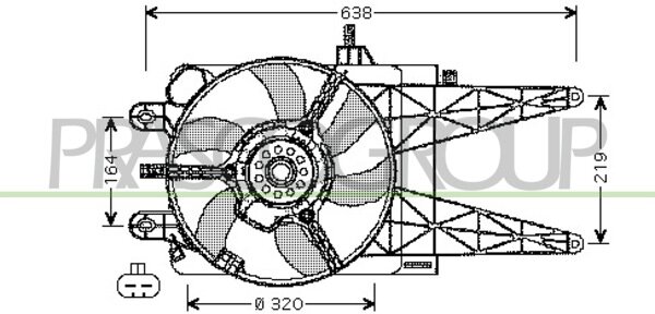 Fan Fiat Punto Space -AC