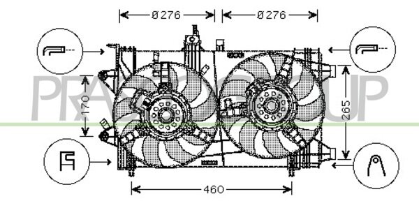 Fan Punto II 1.9 MJTD 06/03-10/05