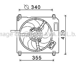 Fan Marea 1.4 i +/+ AC ?96-?99