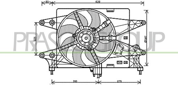 Fan Doblo 1.4 i + / +AC 11/05-