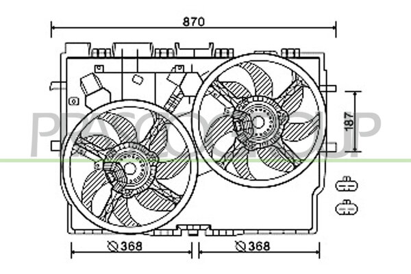 Fan Ducato IV 2.3/3.0 JTD* +AC 08/06-