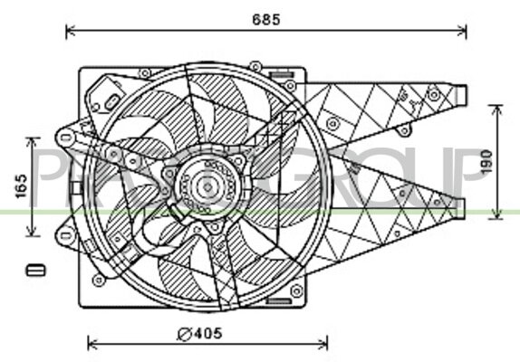 Fan Doblo 2.0 JTD * - /- AC 01/10-