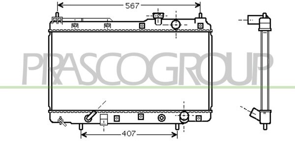 Radiator CR-V 2.0 i Aut. 97-?02