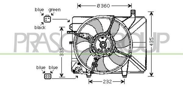 Fan Hyundai Getz -AC ?03-