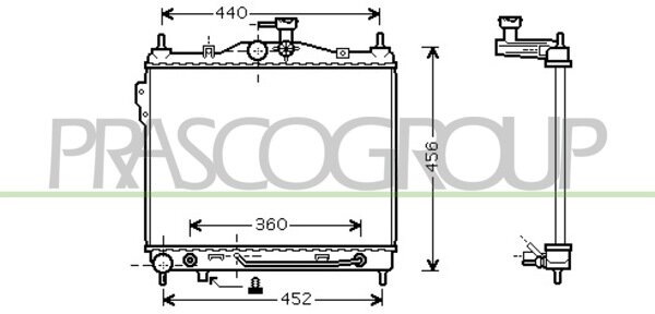 Radiator  Getz 1.5 i *  Aut. 08/02-