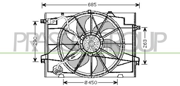 Fan Tucson 2.7 i ?04-