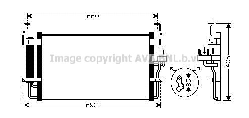 Condensor Elantra / Coupe 06/00-