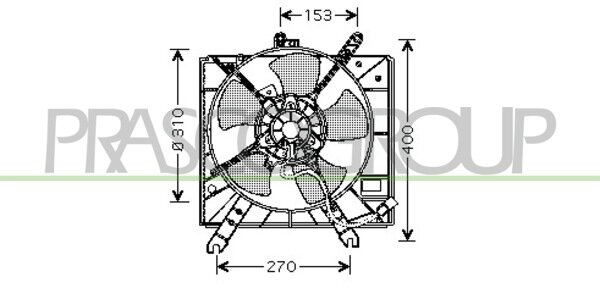 Fan Kia Rio All 07/00-02/05