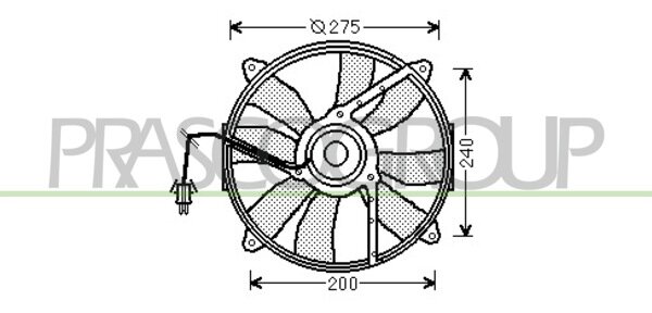 Fan W202 1.8 i * Right  ?93-?03