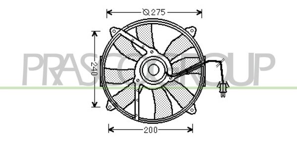 Fan W202 1.8 i * Left  ?93-?03