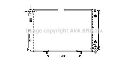 Radiator W201 Benz / Dies.Aut.82-