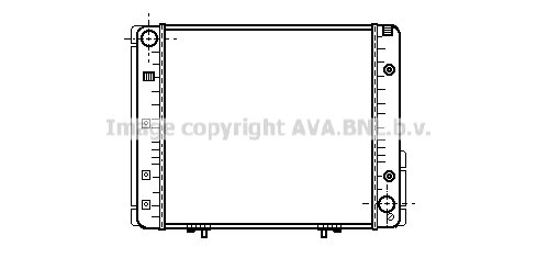 Radiator W 124 M/A Airco 84-92