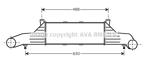 Intercooler W202 / C208 2.5 Td* ?94-*