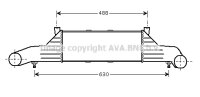 Intercooler W202 / C208 2.5 Td* ?94-*