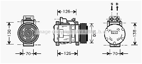 Compressor C140/ W140 ?91-?99