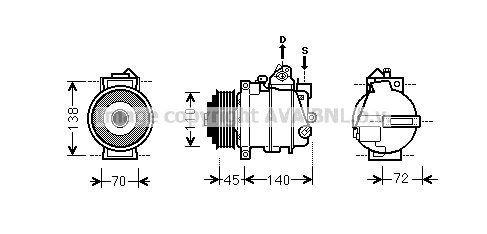 Comp. C200 2.2 CDi * (S204) 11/07-