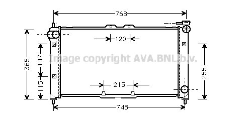 Radiator MX3 man. 91-